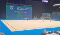 Националните отбори по естетическа групова гимнастика направиха подиум тренировка преди световното
