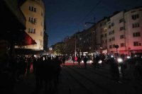 Няма тежко пострадали при протеста в София
