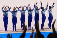 Националният отбор на България за жени е световен шампион по естетическа групова гимнастика