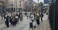 Протест срещу промени в Семейния кодекс се проведе в София