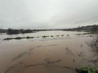 Река Ропотамо вдигна опасно нивото си край с. Ново Паничарево (ВИДЕО)