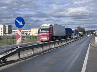 Блокада на "Кулата - Промахон" и от двете страни за тежкотоварните автомобили