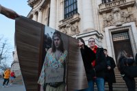 Студенти на протест срещу мафиятa (СНИМКИ и ВИДЕО)