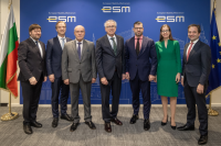 Управителят на БНБ се срещна в Люксембург с управляващия директор на Европейския стабилизационен механизъм