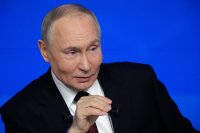 "Директна линия": Започна годишната пресконференция на Путин