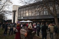 Протест пред Би Ти Ви в защита на свободата на словото