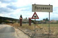 Щъркелово гнездо е паднало от ел. стълб в самоковското село Поповяне от силния вятър