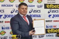 Володя Златев получи награда за принос в развитието на спорта
