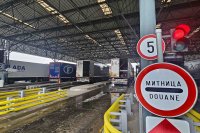 Опашки от камиони на ГКПП "Капитан Андреево"