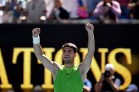 В 100-тния си мач в турнир от Големия шлем, Карлос Алкарас записа 87-та си победа