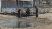 Замърсяване с мазут на плаж "Кабакум" край Варна