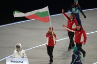 Александра Фейгин и Владимир Илиев развяха българския флаг на Игрите в Италия