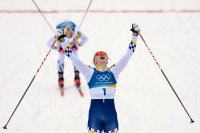 Швеция превзе подиума в спринта при жените в ски бягането, Лин Сван спечели златото