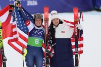 Австрийките Ариане Редлер и Катарина Хубер завоюваха олимпийската титла в отборната комбинация при жените