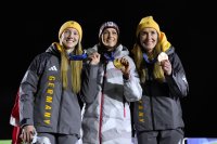 Жанин Флок взе златния олимпийски медал на скелетон при жените