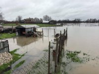 Порои заляха части от община Димитровград, река излезе от коритото си