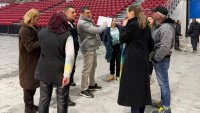 Организационният комитет за световното първенство за атлети със синдром на Даун направи оглед на Арена София