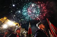 Sofia Celebrated National Liberation Day with Solemn Ceremony and Fireworks Display