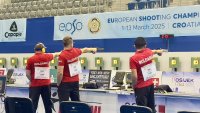 Мирослава Минчева и Самуил Донков завършиха на пето място в микса на 10 м пистолет на европейското първенство по спортна стрелба
