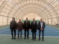 Димитър Илиев откри нов закрит тенис корт в Радомир