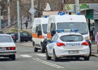 Протест на шофьори на линейки в Бургас заради глоби за превишена скорост и минаване на червено