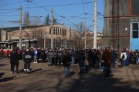 Protest by Public Transport Workers in Sofia Over Low Wages
