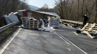 Pass of the Republic Closed After Lorry Crash Near Pchelinovo