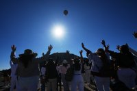 Древни ритуали - изгрев на Пирамидата на Слънцето