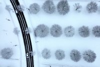 Късен сняг в Централна Европа и на Балканите