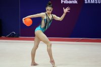 Анастасия Калева направи дебют на Световната купа по художествена гимнастика в Ташкент