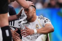 Звездата на Реал Мадрид Килиан Мбапе тренира с отбора преди четвъртфиналния мач-реванш от Шампионската лига с Байерн Мюнхен