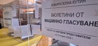 Полицейска проверка в изборна секция в Хасково