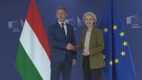 Дебют на бъдещия премиер на Унгария в Брюксел: Петер Мадяр разговаря с Урсула фон дер Лайен и Коща