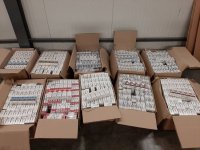 Задържаха 80 000 къса цигари и 2 килограма тютюн за пушене в района на &bdquo;Дунав мост 2&ldquo;