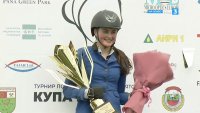 Елиза Чолакова грабна приз Община Панагюрище в турнира по прескачане на препятствия за Купа България
