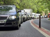 Отново задръствания в Кресненското дефиле заради ремонт