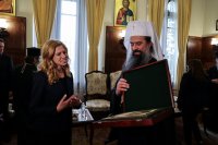 Патриарх Даниил се срещна с председателя на Народното събрание в сградата на Светия синод