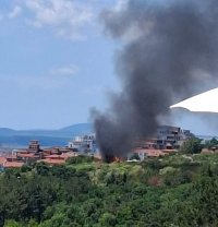 Пожар избухна край Свети Влас