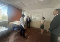 Енчо Керязов инспектира Спортно училище "Юрий Гагарин&ldquo; в Бургас