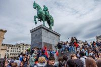 Сблъсъци в Брюксел по време на протест срещу полицейско насилие