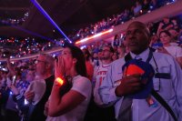 Освиркаха президента Доналд Тръмп в Ню Йорк по време на финалите на NBA