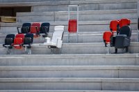 Футболистите на ЦСКА посетиха стадион "Българска армия"