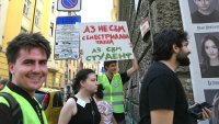 Студенти от НАТФИЗ на протест под слогана #АзНеСъмСеместриалнаТакса