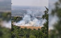 Локализиран е пожарът в района на Баритна мина в Стара Загора