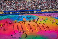 Шоу на полувремето на финала на световното първенство по футбол (ГАЛЕРИЯ)