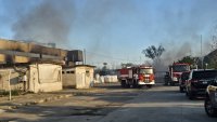 Пожар в района на бившия завод &bdquo;Химик&ldquo; в Асеновград