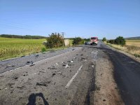 Шофьор на джип загина при тежка катастрофа край Разград (СНИМКИ)