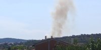 Пожар гори край старозагорското село Малка Верея