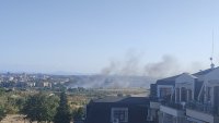Пожар избухна край Слънчев бряг, огънят е локализиран