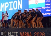 Хърватия стъпи на върха на европейското по водна топка във Варна за мъже U20